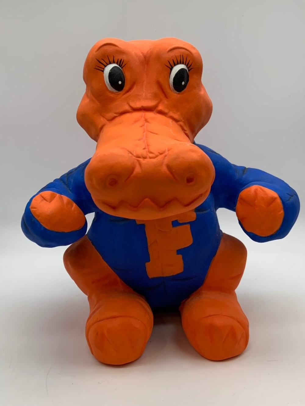 Vintage Handmade University of Florida Gators Alligator Ceramic Decor